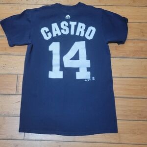 Majestic - New York Yankees - Starlin Castro  #14  Player T Shirt Men's S